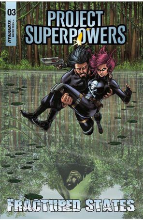 Project Superpowers Fractured States 3A published by Dynamite with cover art by Michael Rooth