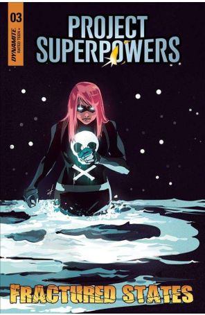 Project Superpowers Fractured States 3D published by Dynamite with cover art by Paula Andrade
