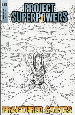 Project Superpowers Fractured States 3G published by Dynamite with cover art by Scott Kolins