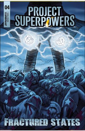 Project Superpowers Fractured States 4B published by Dynamite with cover art by Scott Kolins