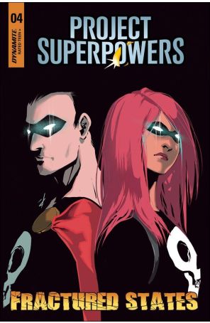 Project Superpowers Fractured States 4D published by Dynamite with cover art by Paula Andrade