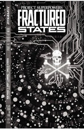 Project Superpowers Fractured States 4F published by Dynamite with cover art by Rus Wooton