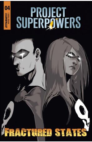 Project Superpowers Fractured States 4N published by Dynamite with cover art by Paula Andrade