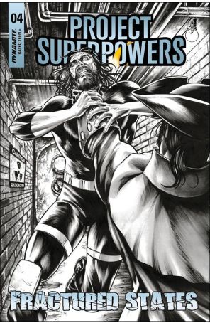 Project Superpowers Fractured States 4O published by Dynamite with cover art by Michael Rooth