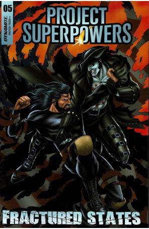 Project Superpowers Fractured States 5A published by Dynamite with cover art by Michael Rooth