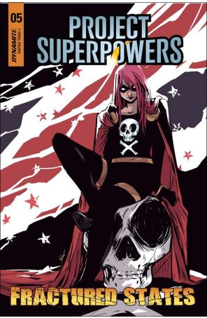 Project Superpowers Fractured States 5D published by Dynamite with cover art by Paula Andrade