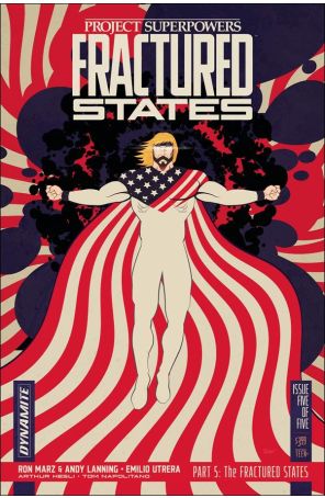 Project Superpowers Fractured States 5E published by Dynamite with cover art by Rus Wooton