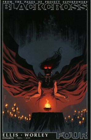 Project Superpowers: Blackcross 4B published by Dynamite with cover art by Declan Shalvey