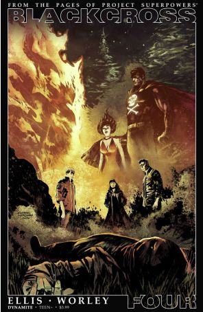Project Superpowers: Blackcross 4C published by Dynamite with cover art by Gabriel Hardman