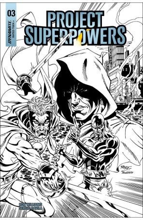 Project Superpowers: Chapter Three 3J published by Dynamite with cover art by John Royle