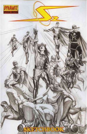 Project Superpowers: Chapter Two Sketchbook 1 published by Dynamite with cover art by Alex Ross