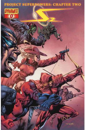 Project Superpowers: Chapter Two 0D published by Dynamite with cover art by Stephen Segovia