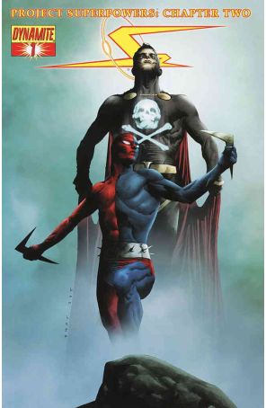Project Superpowers: Chapter Two 1C published by Dynamite with cover art by Alex Ross