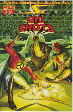 Project Superpowers: Chapter Two 10A published by Dynamite with cover art by Alex Ross