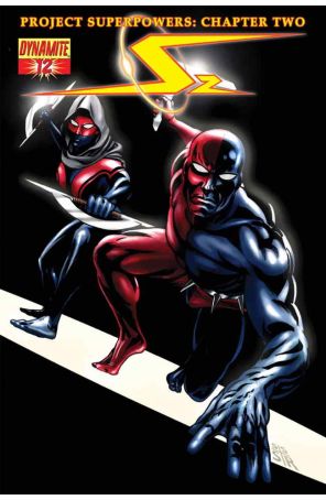 Project Superpowers: Chapter Two 12C published by Dynamite with cover art by Stephen Sadowski