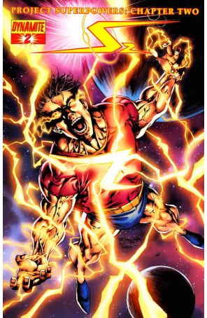 Project Superpowers: Chapter Two 2C published by Dynamite with cover art by Stephen Segovia
