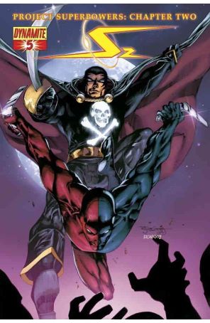 Project Superpowers: Chapter Two 5C published by Dynamite with cover art by Stephen Segovia