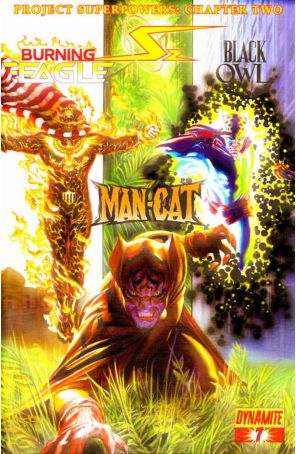Project Superpowers: Chapter Two 7A published by Dynamite with cover art by Alex Ross
