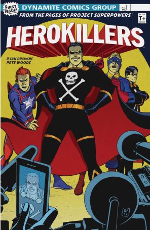 Project Superpowers: Hero Killers 1C published by Dynamite with cover art by Goran Sudzuka