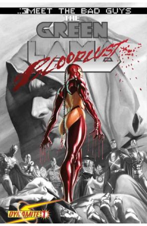 Project Superpowers: Meet the Bad Guys 1B published by Dynamite with cover art by Alex Ross