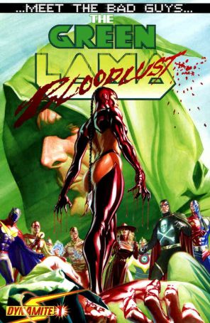 Project Superpowers: Meet the Bad Guys 1 published by Dynamite with cover art by Alex Ross