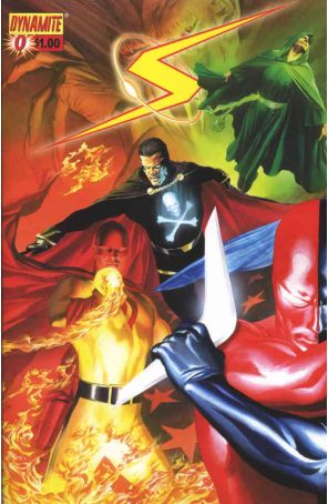 Project Superpowers 0A published by Dynamite with cover art by Alex Ross