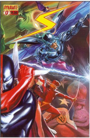 Project Superpowers 0B published by Dynamite with cover art by Alex Ross