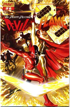 Project Superpowers 2A published by Dynamite with cover art by Alex Ross