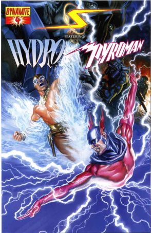 Project Superpowers 4A published by Dynamite with cover art by Alex Ross