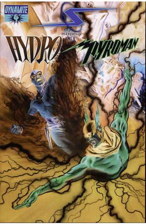 Project Superpowers 4B published by Dynamite with cover art by Alex Ross