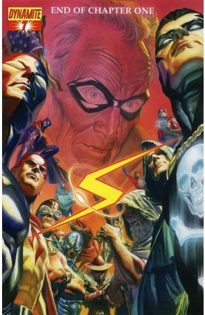 Project Superpowers 7A published by Dynamite with cover art by Alex Ross