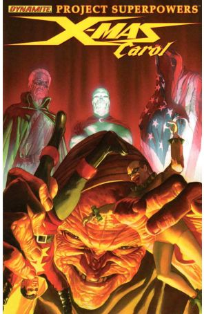 Project Superpowers Xmas 1A published by Dynamite with cover art by Alex Ross