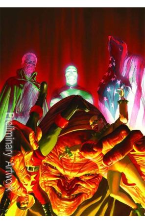 Project Superpowers Xmas 1B published by Dynamite with cover art by Alex Ross
