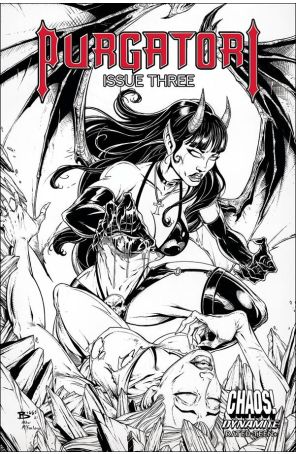 Purgatori (Dynamite, Vol. 2) 3N published by Dynamite with cover art by Jamie Biggs