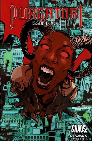 Purgatori (Dynamite, Vol. 2) 4A published by Dynamite with cover art by Antonio Fuso