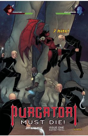 Purgatori Must Die 1D published by Dynamite with cover art by Alvaro Sarraseca