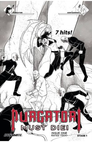 Purgatori Must Die 1G published by Dynamite with cover art by Alvaro Sarraseca