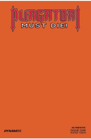 Purgatori Must Die 1Q published by Dynamite