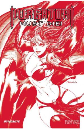 Purgatori Must Die 1S published by Dynamite with cover art by Collette Turner