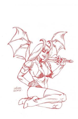 Purgatori Must Die 1T published by Dynamite with cover art by Joseph Michael Linsner