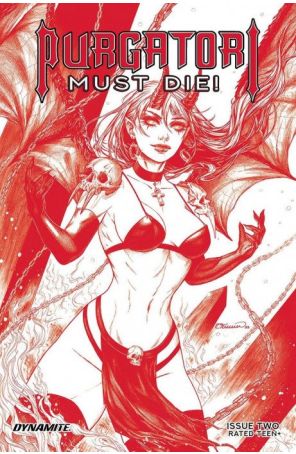 Purgatori Must Die 2N published by Dynamite with cover art by Collette Turner
