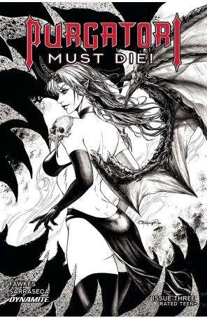 Purgatori Must Die 3L published by Dynamite with cover art by Collette Turner