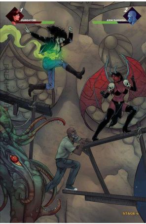 Purgatori Must Die 4H published by Dynamite with cover art by Alvaro Sarraseca