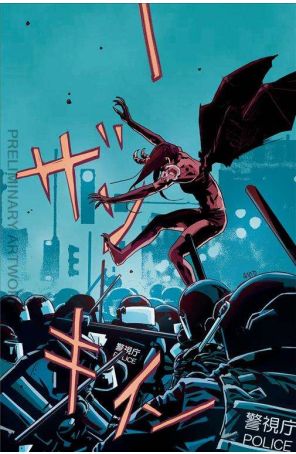Purgatori Must Die 4I published by Dynamite with cover art by Antonio Fuso