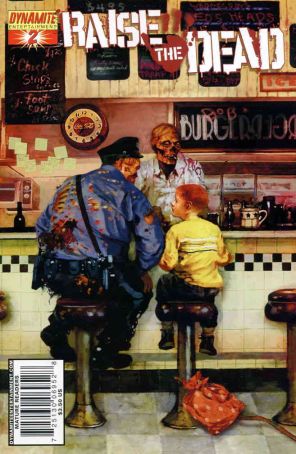 Raise the Dead 2A published by Dynamite with cover art by Arthur Suydam