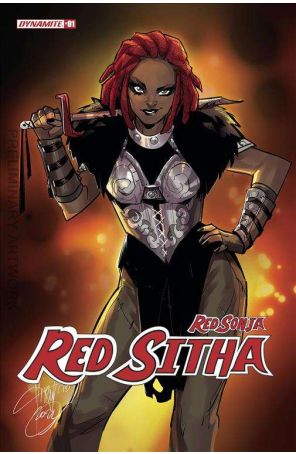 Red Sitha 1B published by Dynamite with cover art by Mirka Andolfo