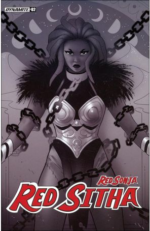 Red Sitha 2G published by Dynamite with cover art by Paulina Ganucheau
