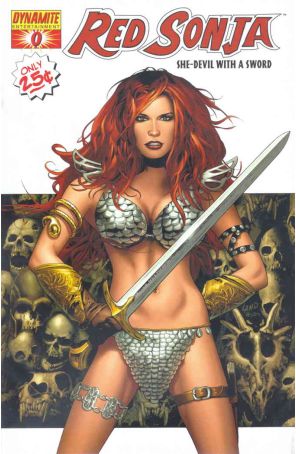 Red Sonja (Dynamite) 0A published by Dynamite with cover art by Greg Land