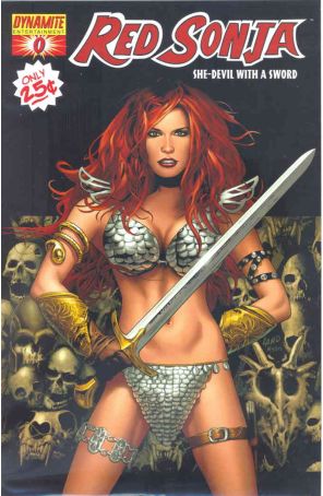 Red Sonja (Dynamite) 0 published by Dynamite with cover art by Greg Land