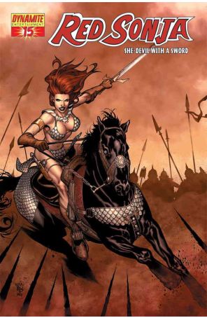 Red Sonja (Dynamite) 15A published by Dynamite with cover art by Steve McNiven